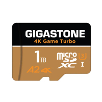 【GIGASTONE 立達】Game Turbo microSDXC U3 A2 4K 1TB資料救援記憶卡(支援DJI/GoPro/空拍機/運動攝影機)