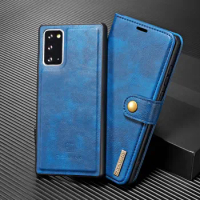 DG.MING 2 in 1 Korea Cow Leather Wallet Phone Case For Samsung Galaxy Note 8 9 10 Plus 20 Ultra 2 Fold Series