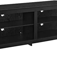 Maxwell Classic 2 Shelf Corner TV Stand for TVs up to 65 Inches, 58 Inch, Black