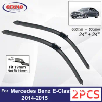 Car Wiper For Mercedes Benz E-Class W212 2014-2015 Front Wiper Blades Soft Rubber Windscreen Wipers Auto Windshield