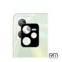 【RedMoon】realme C35 3D全包式鏡頭保護貼-黑