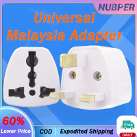 【Ready Stock】Universal Adapter 3 Pin Conversion Plug Travel UK Plug To EU Socket Compatible with all