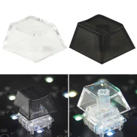 Transparent Light-transmitting Mechanical Keyboard Keycaps R4-9.7mm/R3/R2/R1 Personalized Keycap For Mechanical Axis Mx Cro N0W2