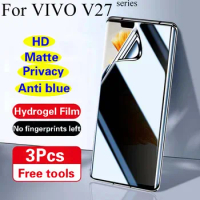 V27Pro Matte Screen Protector For VIVO V27 Pro Privacy Hydrogel Film V27e Antipeeping Full Screen Coverage HD Bluelight Soft