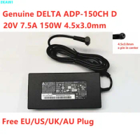 Genuine DELTA ADP-150CH D 20V 7.5A 150W 4.5x3.0mm AC Adapter For MSI GF76 GF66 UC11 Laptop Power Supply Charger
