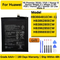 Battery For Huawei Y6 Premier 2018 P10 Honor 9 Magic 2 3D P20 Mate 8 Honor 10 Lite Replacement batteries with tracking number