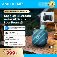 Soundcore Boom Go 3i Portable Bluetooth Speaker by Anker 15W Punchy Sound 24H Playtime IP68 BassUp 2