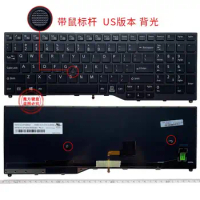 New For Fujitsu Lifebook E459 E558 E458 E559 U759 U757 U758 Keyboard US Backlit