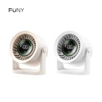 FUNY 高速靜音渦輪循環風扇(桌立 吊掛 120度仰角可調 附壁掛貼)