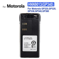 Replacement Battery HNN9013 (GP340) for Motorola GP320, GP328, GP338, GP340, GP360, GP380 Walkie Talkie 2000mAh