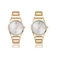 【Calvin Klein 凱文克萊】CK 簡約簍空鏈帶錶 手錶 女錶 情人節(共2款)