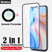Skinlee 2 in 1 For Honor X9b Phone Camera Protective Film For Honor X9a X6A X5 Plus Full Cover Transparent Screen Protector