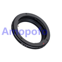 Amopofo, OM-4/3 Adapter for Olympus OM Lens to Four Thirds 4/3 OM4/3 E1 E3 E30 E330 E620 E520 Adapter