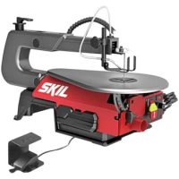 SKIL 1.2 Amp 16 in. Variable Speed Scroll Saw with Foot Pedal &amp; LED Work Light for Woodworking-SS9503-00