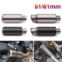 51mm 60mm Motorcycle pipe exhaust with DB killer Exhaust Pipe Muffler For Honda CB190R VT1100 GROM MSX125 CB400SF X-11