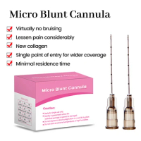 High Quality Micro Tip Blunt Cannula for Filler Disposable Flexible Hypodermic Needle Individual Packing
