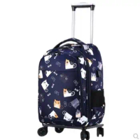 20 Inch women luggage Bags on wheels Travel trolley Bag Luggage wheeled bags Laptop Bag Wheels Travel trolley spinner suitcase
