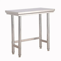 不鏽鋼工作台 不鏽鋼桌子長方形正方形工作台廚房專用加厚餐館台子打荷新款商用【XXL13160】