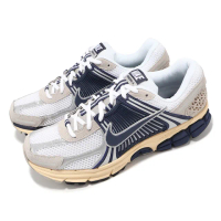 【NIKE 耐吉】休閒鞋 Zoom Vomero 5 男鞋 女鞋 米白 深藍 銀 復古 老爹鞋 運動鞋(HF4259-100)