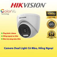 Camera HDTVI Dome 2MP Full HD HIKVISION DS-2CE76D0T-EXLPF