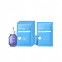 【ampm 牛爾】補水明星組★10%神經醯胺修護精華30ml+B5藍銅舒緩保濕面膜5入(醫美必備/保濕)