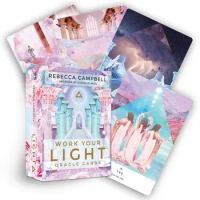 Oracle Tarot Cards Sheets Work Your Light Oracle Card Board Deck Games