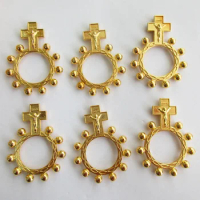 Religious Anello Preghiera Finger Decade Rosary Rings