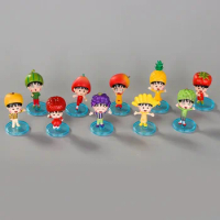 KotakeSakura Anime Figures Kouta Takeshi Colorful Fruits Dress Up Girls Mini Doll Action Figure PVC Toy Gifts Car Decoration