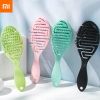 xiaomi Wet Brush Pro Flex Dry Curved Massage Comb Fluffy Shape Ribs Curling Comb Can Be Used On Wet Hair For Easy Detangling