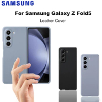 New Leather Cover For Samsung Galaxy Z Fold5 5G Protective High Quality Leather Z Fold 5 Phone Case Original