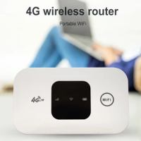 150Mbps 4G Wireless Router 2100mAh with SIM Card Slot Wide Coverage 4G Pocket WiFi Router Portable Wireless Modem