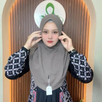 ZAIN - Snow M kerudung Bergo Kekinian Jilbab Non pet