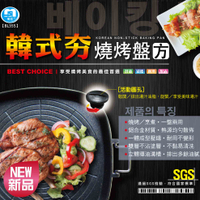 韓式夯。燒烤盤(方) BL355 鐵盤 韓式烤肉 韓式烤盤 濾油烤盤 料理盤