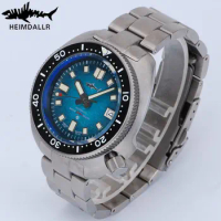 Heimdallr Turtle Sports Diver Watch Mens Titanium Sapphire Crystal 200M Waterproof Luminous NH35 Automatic machinery Wristwatche