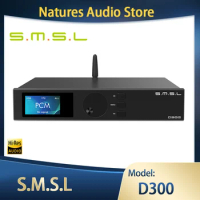 SMSL D300 HIFI Decoder ROHM BD34301EKV USB DAC Bluetooth 5.0 DSD512 PCM 768KHZ/32Bit DAC LDAC aptX HD