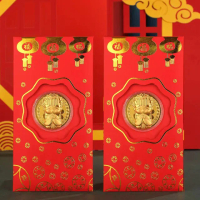 【六分埔禮品】Q版媽祖保平安金幣紅包(春節擺飾過年紅包袋開運金幣招財錢母紀念幣)