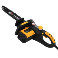 Electric chain saw cutting wood saw household industry high power electric chain saw