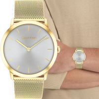 Calvin Klein CK Exceptional 中性錶 米蘭帶手錶 送禮推薦-37mm 25300003