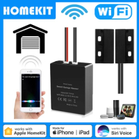 WiFi Homekit Smart Garage Door Switch Door Opening Smart Home APP Controller Remote Control Closing Work with Siri Apple Homekit