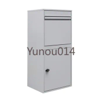 Outdoor Parcel Box Wall Mounted Weatherproof Lockable Anti-theft Mailbox Parcel Drop Box Free Drawing Mail Box