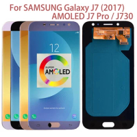 5.5'' AMOLED Display for SAMSUNG Galaxy J7 Pro J730 LCD For SAMSUNG J7 2017 Display Touch Screen Digitizer J730F