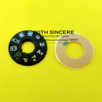·1pcs New Function Dial Model Button Label for Canon 6D Mark II / 6D2 / 6DII Top Function Digital Camera Repair Part with tape
