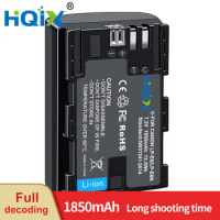 HQIX for Canon EOS R R5 R100 R6 R7 90D 80D 70D 60D 6D Mark II 6D2 7D2 5D4 5D3 5DS 5D2 60Da Camera LP-E6 LP-E6N Charger Battery