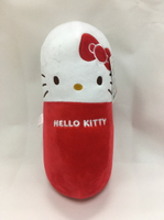 大賀屋 Hello Kitty 藥丸 紅 抱枕 午睡枕 午安枕 枕頭 橢圓 枕 三麗鷗 凱蒂貓 正版 T00120398