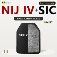NIJ IV Silicon Carbide Plate - Silicon Carbide Ceramic Bulletproof Insert NIJ IV Independent Bulletproof Insert SIC+PE - 1 Pcs