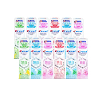 【Crest】(囤貨組)香氛鎖白牙膏120gx12入．長效亮白(岡山夢•白桃 / 清柚•白茶/海洋薄荷/清新雪櫻 任選)