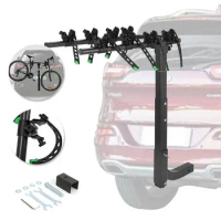 4 Bicycle Bike Rack Hitch Mount Carrier for Car Truck Auto SUV Rack 4 Bikes Carrier Rack Bicycle Rack w/ 2" Receiver