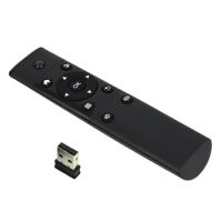 2.4G Flying Mouse Black Wireless Remote Control is Suitable for Smart TV, IPTV, Network Set-Top Box