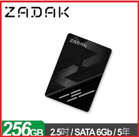 Apacer 宇瞻 ZADAK TWSS3 256GB 2.5吋 SATA SSD  五年保