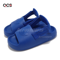 adidas 涼鞋 Adifom Adilette C 中童 藍 一體式 緩衝 涼拖鞋 小朋友 愛迪達 IF9052